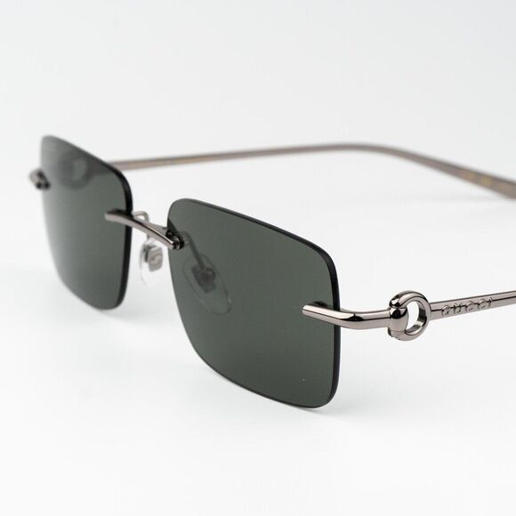 Gucci Women Sunglasses Ruthenium Grey Rectangle GG1703S 001 BRAND NEW main image 13